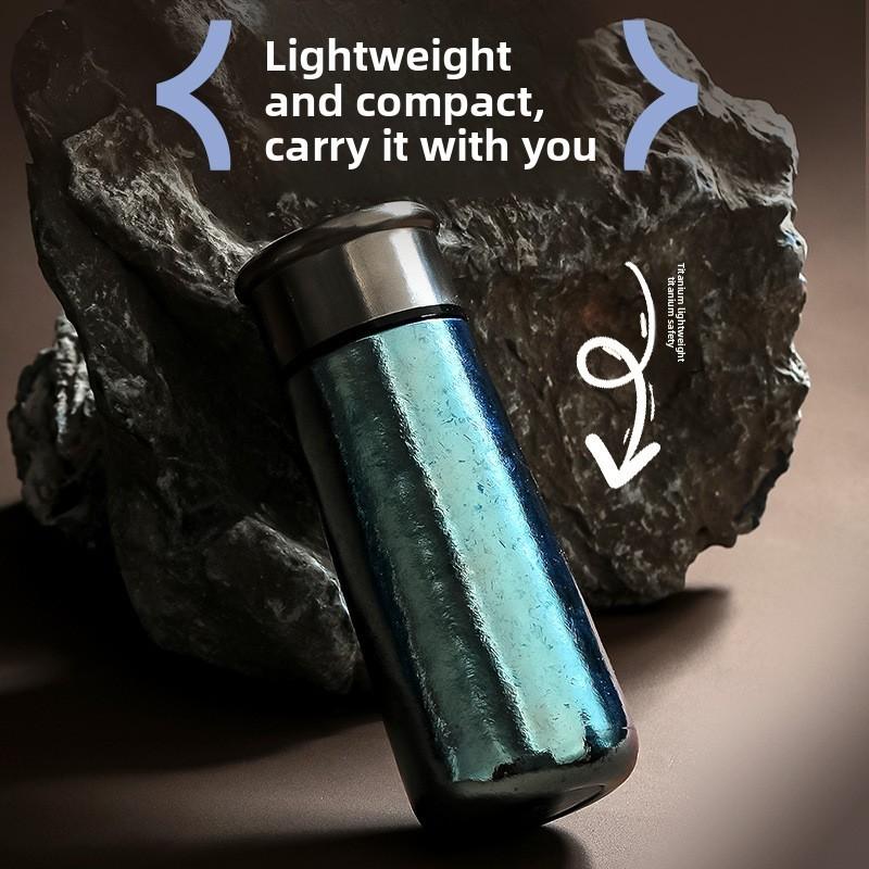 Barevný Stylový Titanový Hrnek Ledový Květ Izolační Hrnček Pro Domov Kancelář A