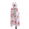Kids Adult Cloak with Hood Halloween Costume Hooded Cloak with Bloody/Spiders Decors Cosplay Vampires Witch Cape Gifts
