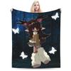 Custom 99 Nights In The Forest Blanket Survival Horror Games Plush Vintage Breathable Throw Blankets For Home Textile Decor