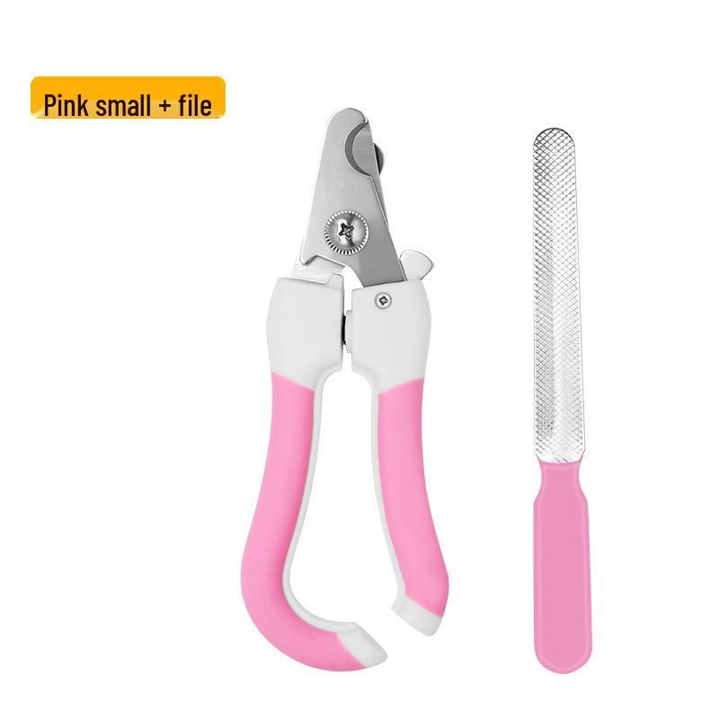 Universal Pet Nail Clippers & Trimmer Set with Safety Lock & Diamond Nail File for Cats and Dogs