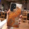 Rust Texture Pattern 2D Phone Case for Samsung S26 S25 S24 S23 S22 S21 S20 A56 A36 A16 Tempered Glass Protective Cover