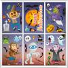 New Halloween Carnival Window Sticker Celebration Party, Dwarf Party Party Decoration Sticker