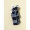 Daiso Two Tone Fur Mini Shawl 180 X 4 Cm Black   Grey
