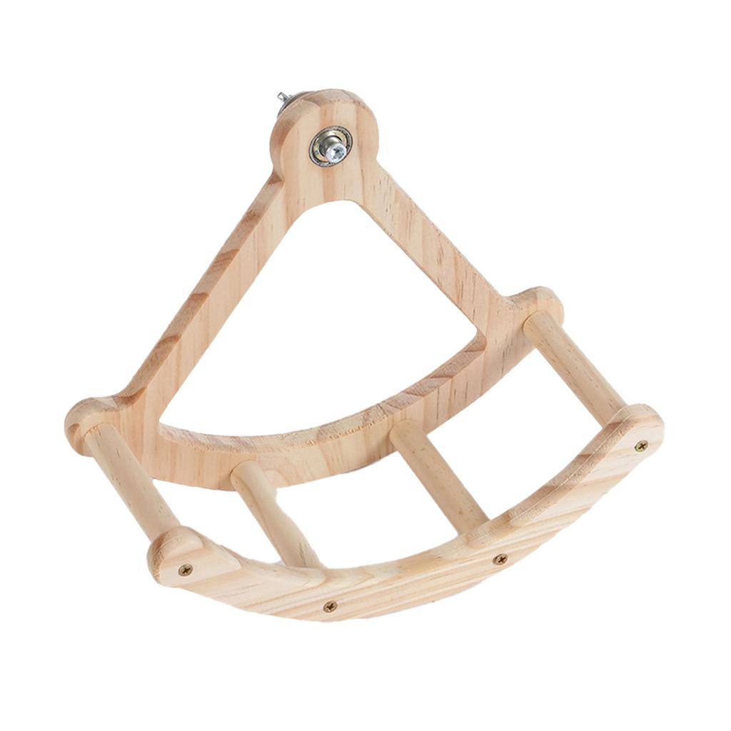 Bird Cage Perch Fun Chewing Swing Toy Smooth For Parakeets Cockatiels And Pet Birds Cage Enrichment