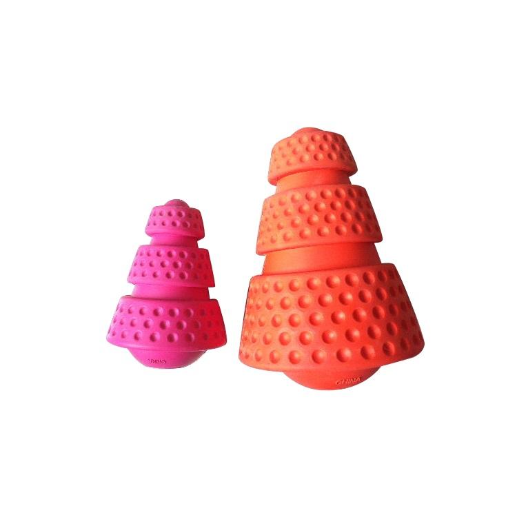 Sell Well New Type Nylon Rubber Lucky Bone Dog Ring Pet Toy Durable Chew