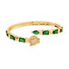 Zircon Snake-shaped Opening Fashionable Versatile Light Luxury High-end Women's Bracelet