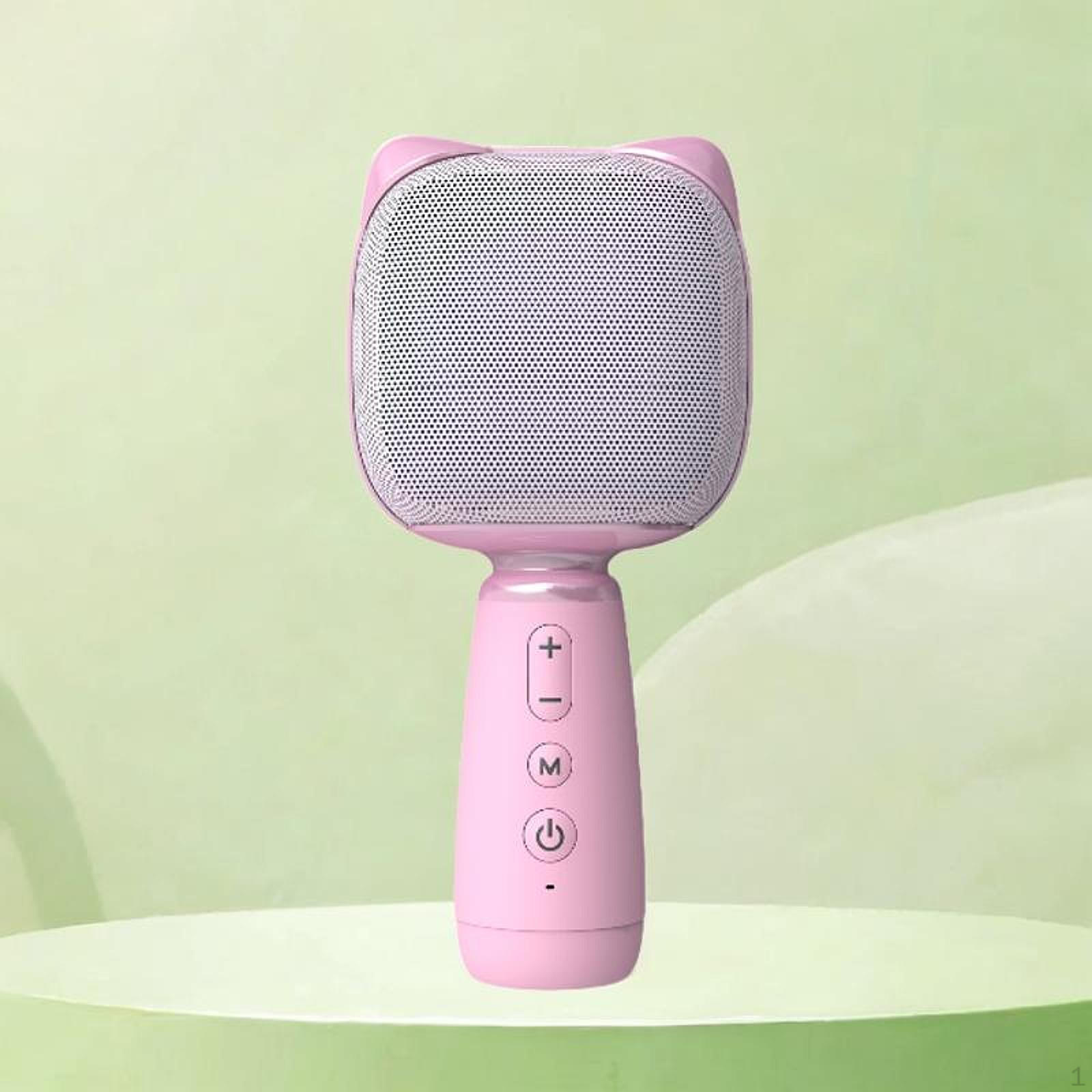 

Kids Microphone Handheld Mic Speaker Machine Party Toy Cartoon Portable Cordless рожевий