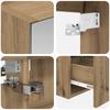 Bathroom Cabinet Set 4 pcs Artisan Oak 100 x 14.5 x 70 cm
