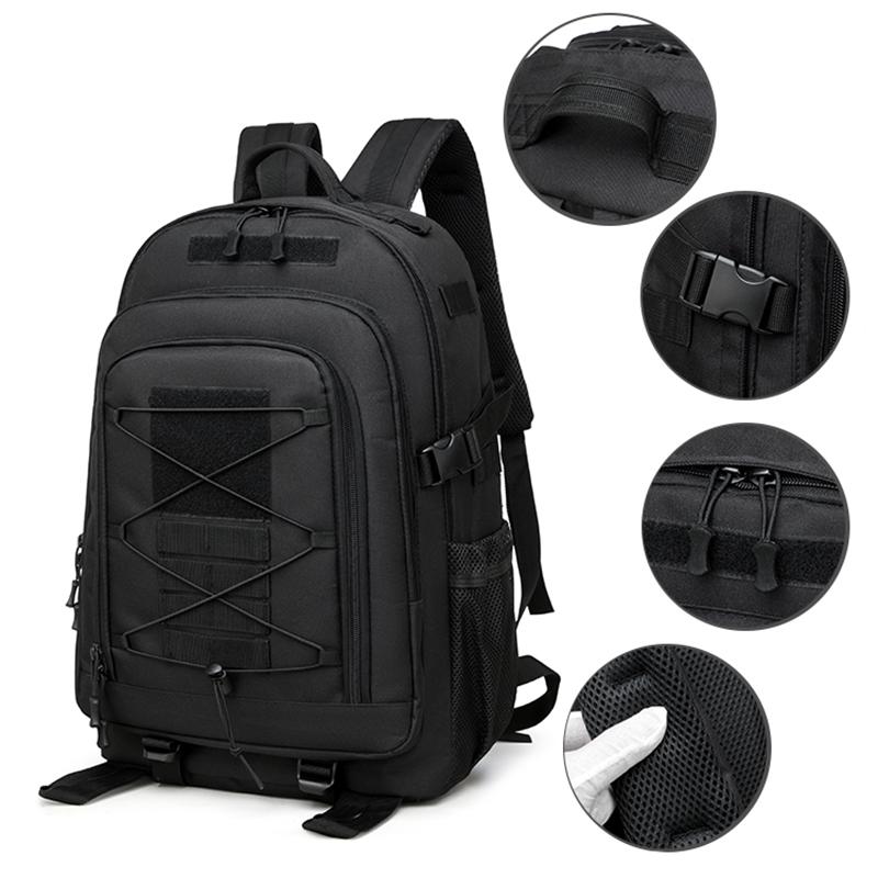 Tactical Backpack for Men 60L Army Assault Rucksack Outdoor Large Capacity Multifunctional Wear-resistant Camping Hiking Bag