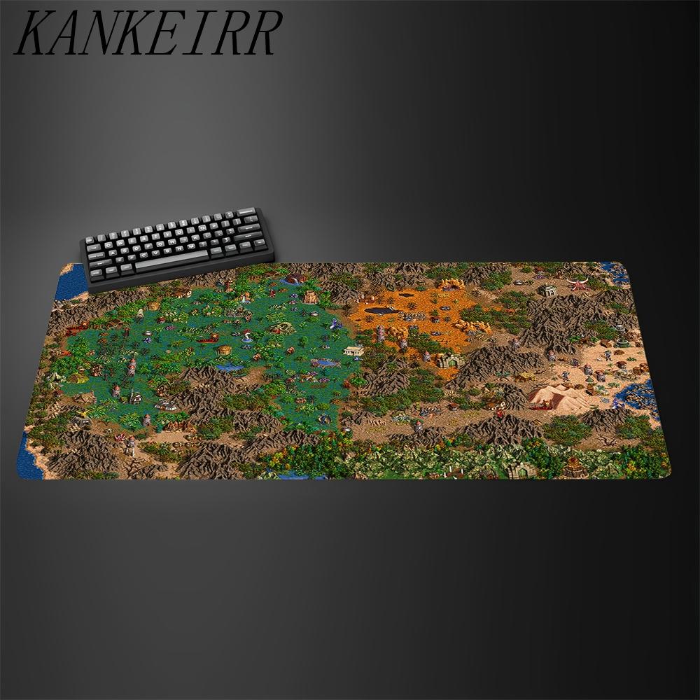 Gaming Laptop Keyboard Desk Mat Heroes of Might and Magic 3 Mousepad Pc Gamer Computer Accessories Mouse Pad Large Mause Pads XL