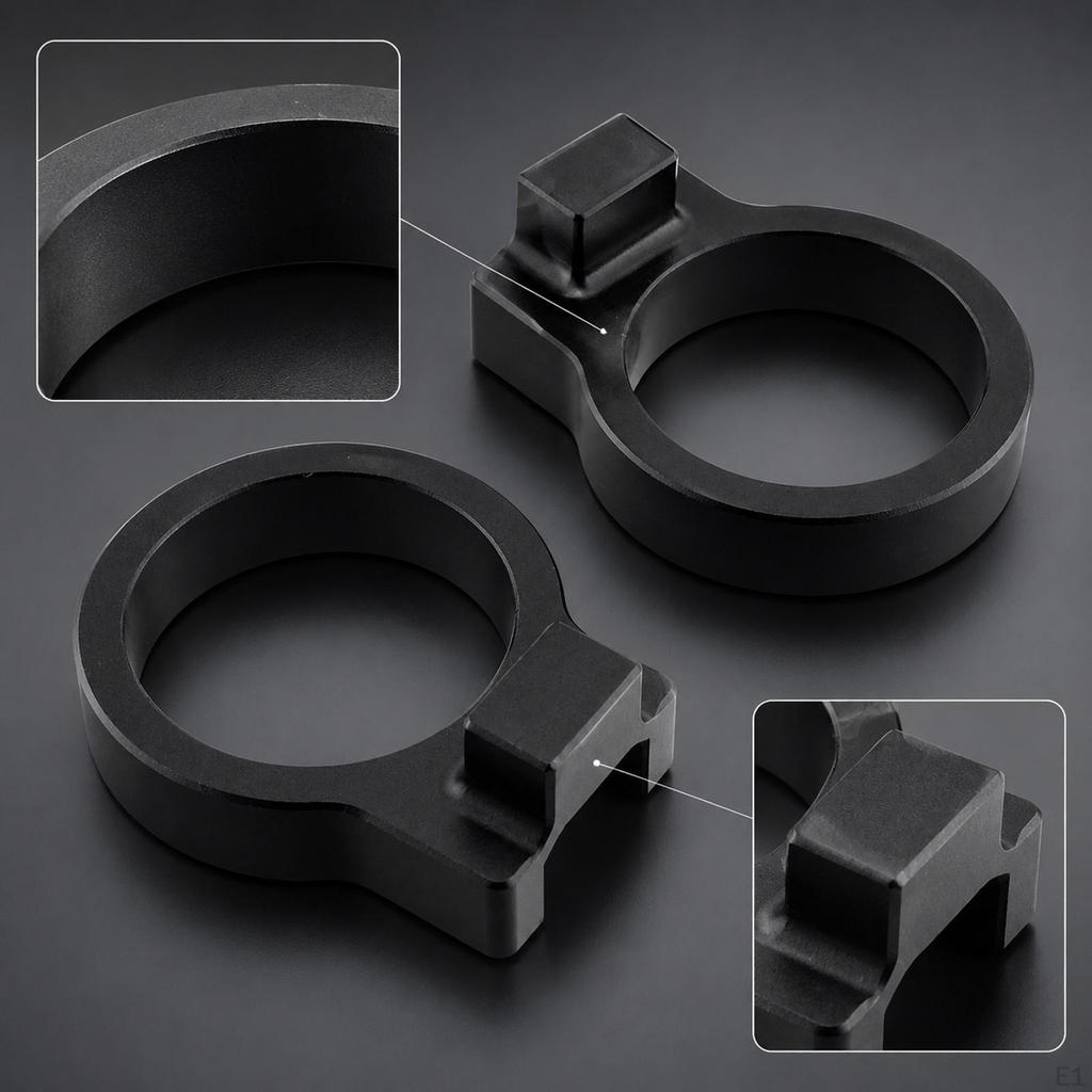 2 Pieces Handlebar Riser with Mounting Block 39mm Mount Sleek