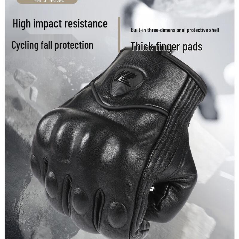 Men's & Women's Retro Motorcycle Riding Gloves