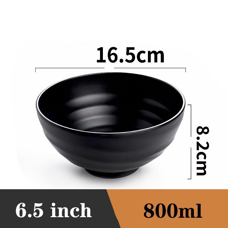 Fruit Salad Fast Food Tableware Japanese Style Plastics Noodles Bowl Household Ramen Bowl Soup Bowl