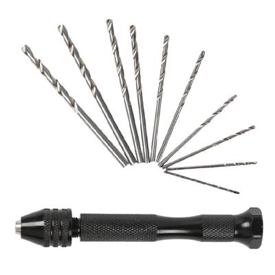 10PCS Mini Twist Drill Bit Collection DIY Drilling Set For Accurate Boring In Various Materials Comes With Storage Case