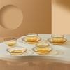 BOLIDOMI Stargrid 8-Piece High Borosilicate Glass Tableware Set