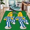 Bananas in Pyjamas Pattern Rug, Indoor/Outdoor Mat, for Picnic, Gameroom, Bedroom, Office, Living Room, Home Decor Carpet, Birthday Gift