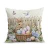 Easter Egg Cushion Pillowcase Printed Polyester 40/45/50Cm Throw Pillowcover Decorative Sofa Cushion Pillowslip Home Decor