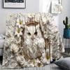 1Pc owl Print Flannel Blanket, High quality Comfortable for All Seasons, Home Decor, Warmth and Comfort, Perfect for Christmas Gifts W67