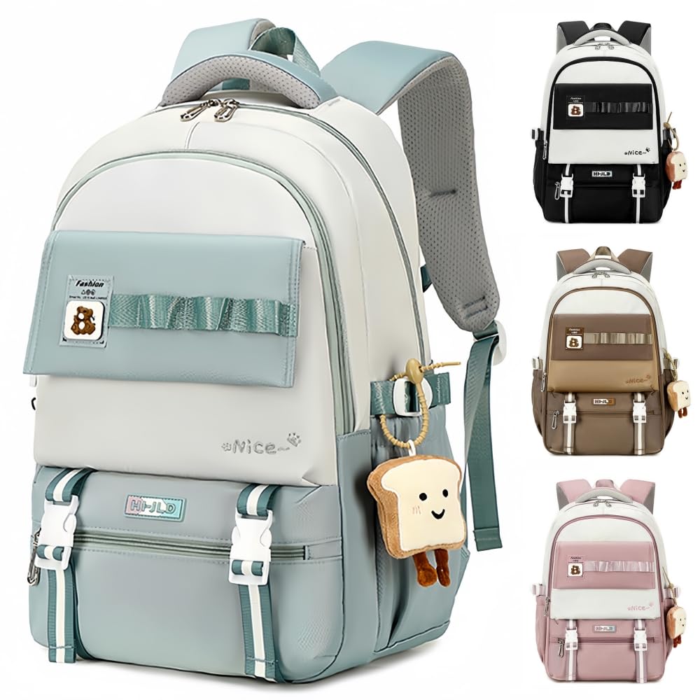 

Школьный рюкзак для средней школы, старшей школы и колледжа, большой вместимости, школьный, дюймовый ПК [VNGOLERRY] Девочки, Школа, Школа, Студенты, Рюкзак, Экскурсия, синий