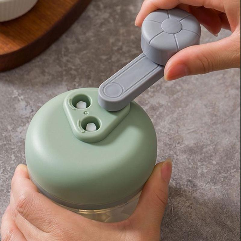 Tragbare Knoblauchpresse Handkurbel Kleine Knoblauchreibe Effizienter Tragbarer Knoblauchhacker Geschenk für Kochbegeisterte