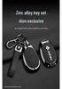 GAC AION Y Plus Key Case for 2021-2023 Models with Metal Buckle - Personalized Male Design