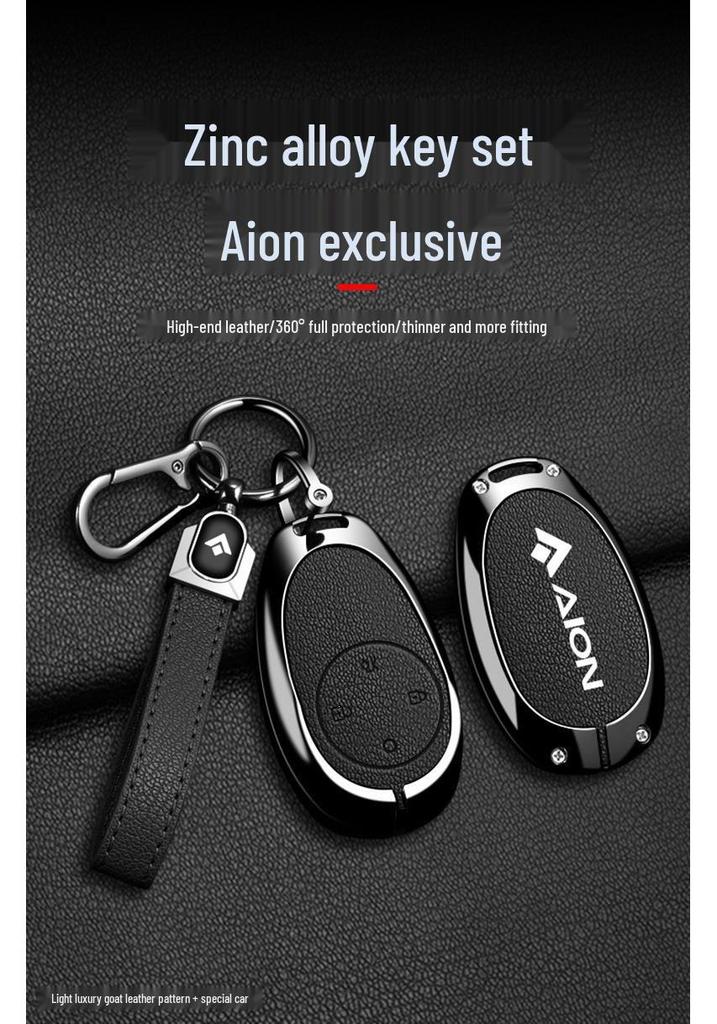 GAC AION Y Plus Key Case for 2021-2023 Models with Metal Buckle - Personalized Male Design