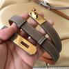 Double-Sided Head Layer Cowhide Belt Women's Fashion All-Match Four Seasons Recommended Clothes Accessories Free Size
