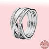 New 100 %925 Sterling Silver Rings Wholesale Popular Flower Lucky Rings For Women Jewelry Making