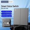 Smart Voice-Controlled Wireless Light Switch Panel