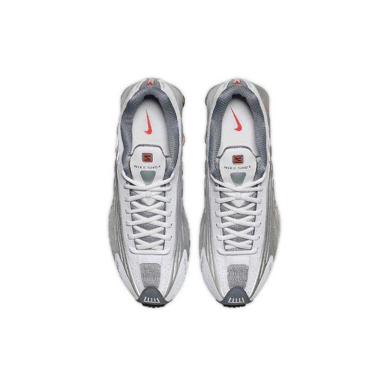 Nike Shox R4 Metallic Silver Comet Red 2018 BV1111-100
