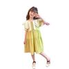 Girls Summer Short Sleeve Princess Dress Stylish Casual Outfit For Big Kids