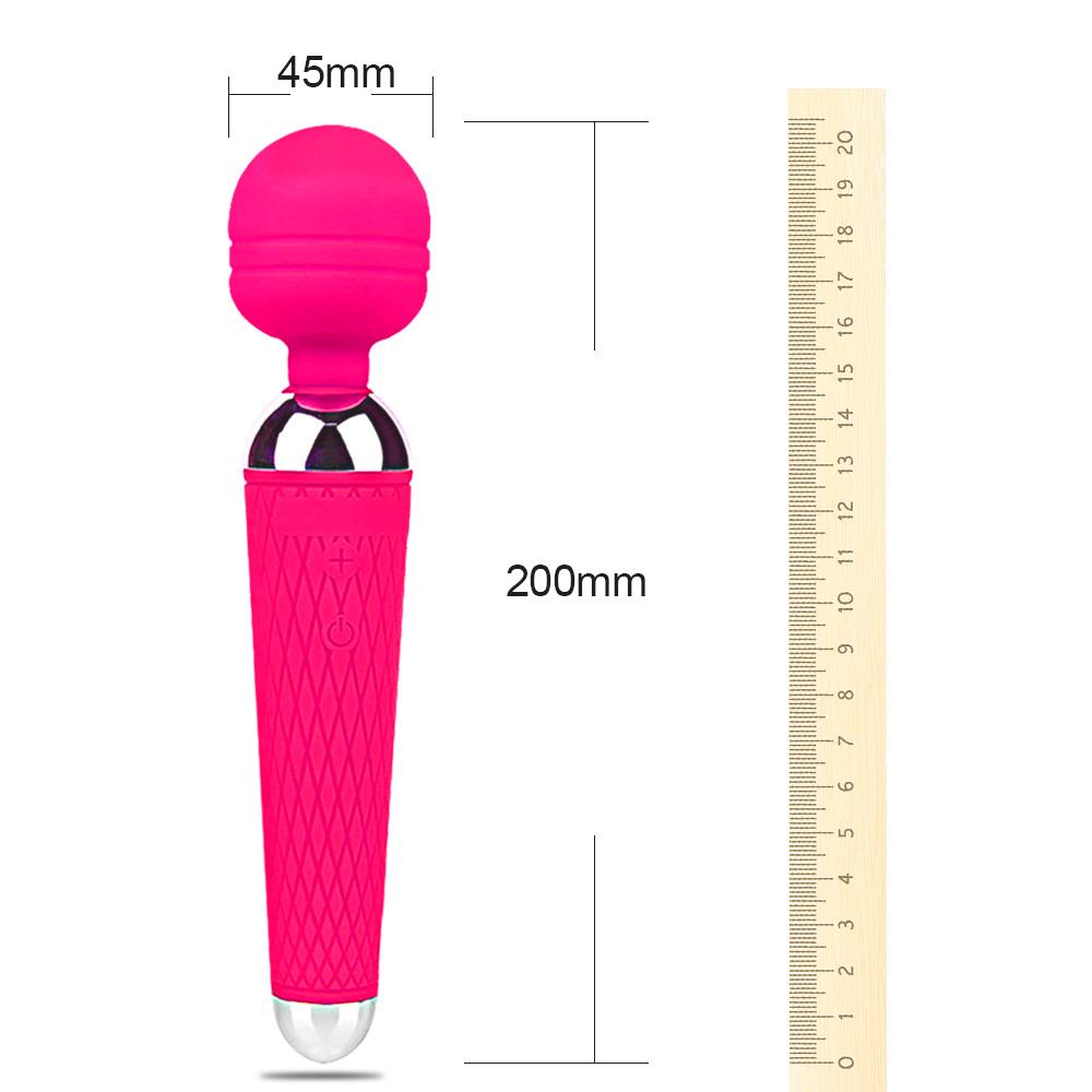 POMFW Výkonný AV vibrátor pro ženy Magic Vagina Wand Clit Stimulator G Bodová masáž Dámská masturbátor Sexuální hračka pro dospělé pro ženy