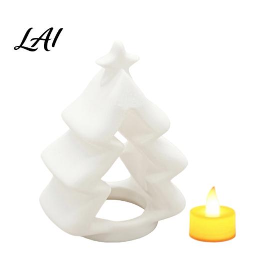Warm Atmosphere Lighting Light Up Christmas Decoration with LED Flameless Candle Battery Operated Decorative Table Safe Candle Lamp
