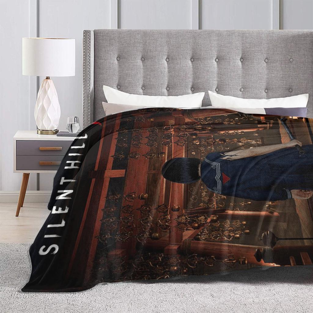 Soft Warm BlanketChildren Decorative Silent Hill F Video Game Horror Throw Blanket  Flannel Bedspread For Sofa Bed Cover