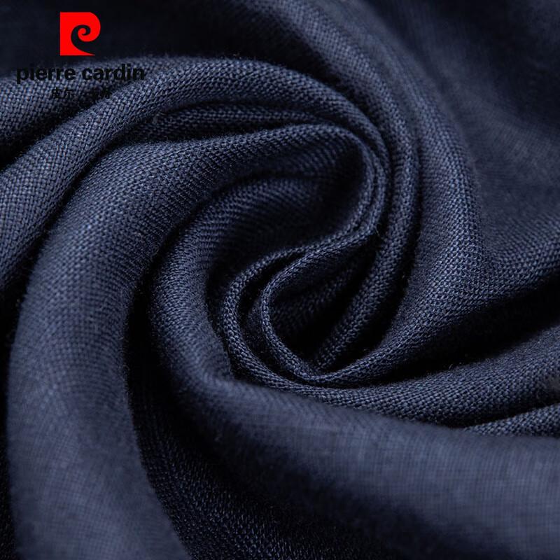 Camicia da uomo Pierre Cardin 100% Lino con Collo alla Coreana