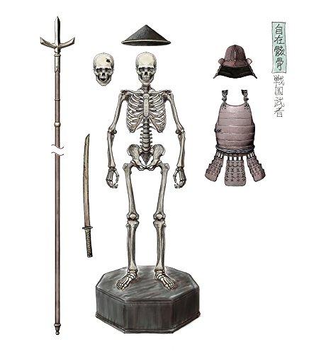 Takeya-style Articulated Figure: Skeleton Warrior (Rust-finished), Approx. 150mm, PVC & ABS, Painted, Movable Figure, KT-009