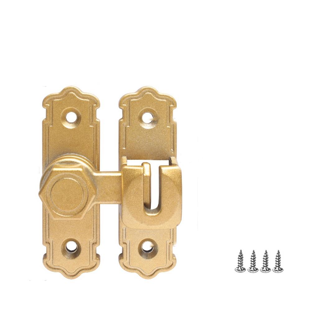 Anti-theft Door Hasp 90 180 Degree Door Bolts Sturdy Door Buckle  Kitchen Bedroom Bathroom