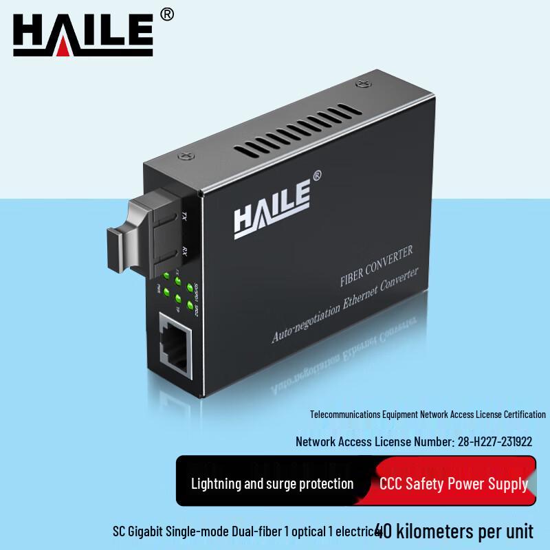 HAILE Gigabit Fiber Optic Transceiver