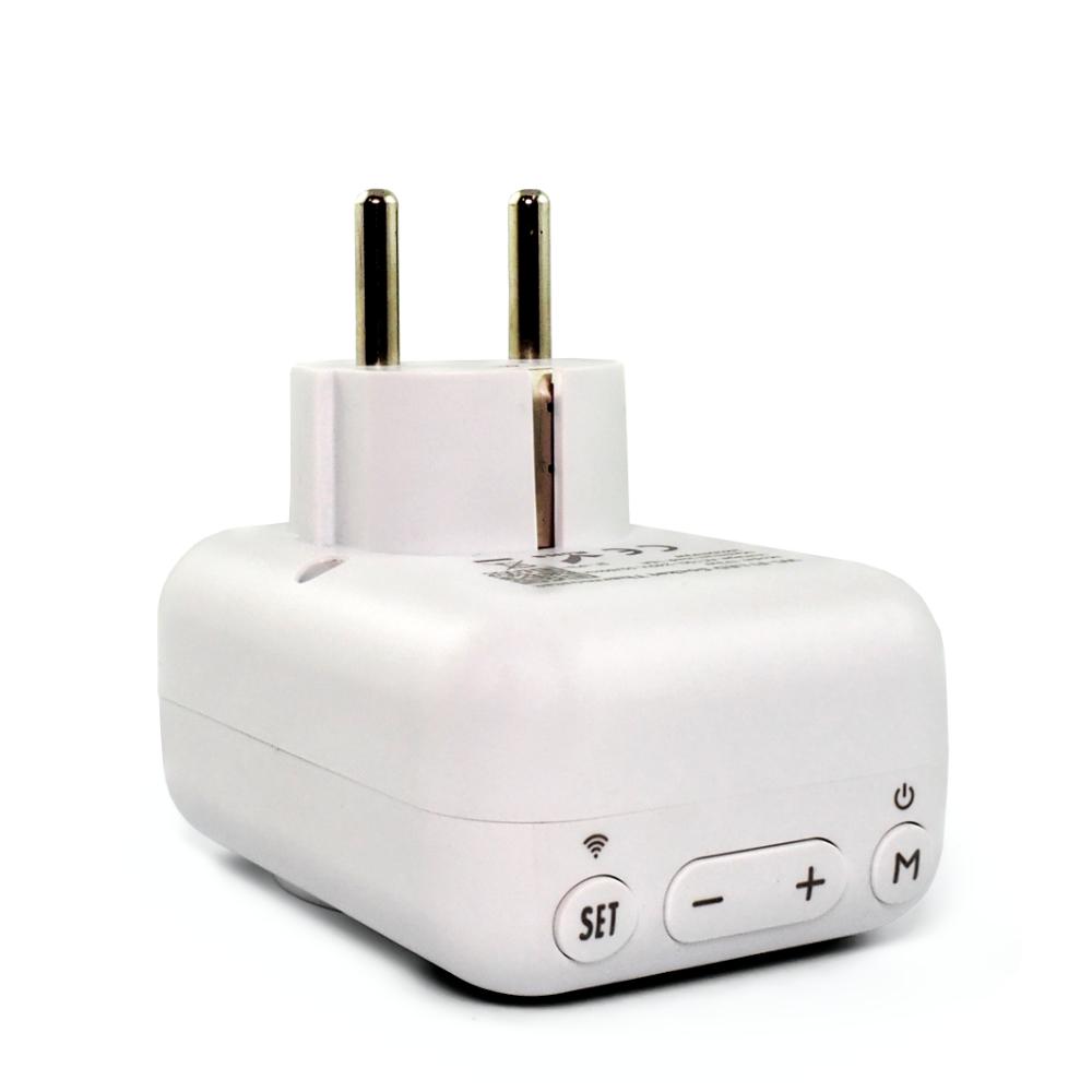 Inteligentne Gniazdko Wifi Z Termostatem 16A Wyświetlacz Led Tuya