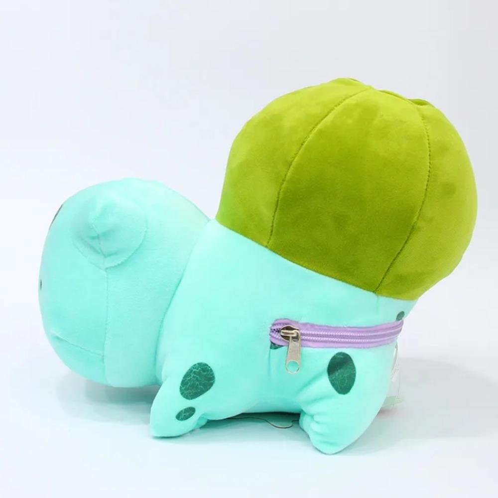20cm Pokemon Anime Dolls Reversible Pillow Cushion Ditto Transform Bulbasaur Plush Toys Pillow Doll Cartoon Decoration Kids Gift