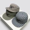Neue Koreanische Karomuster Buchstaben Stickerei Baseballkappen für Herren Damen Sonnenschutz Flacher Schirm Vielseitige Street Schirmmützen Retro Mode Persönlich