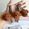 Miu Style Cute Plush Puppy Pendant - Cartoon Doll Charm for Bags & Keychains