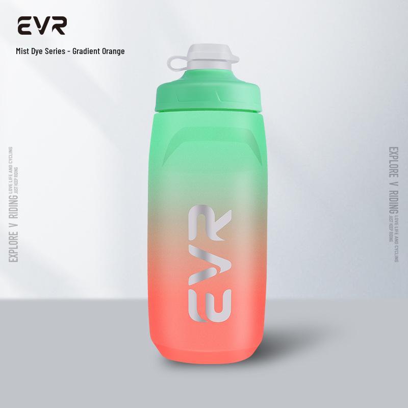 EVR Colorful Lightweight Plastic Cycling Water Bottle for Mountain & Road Bikes