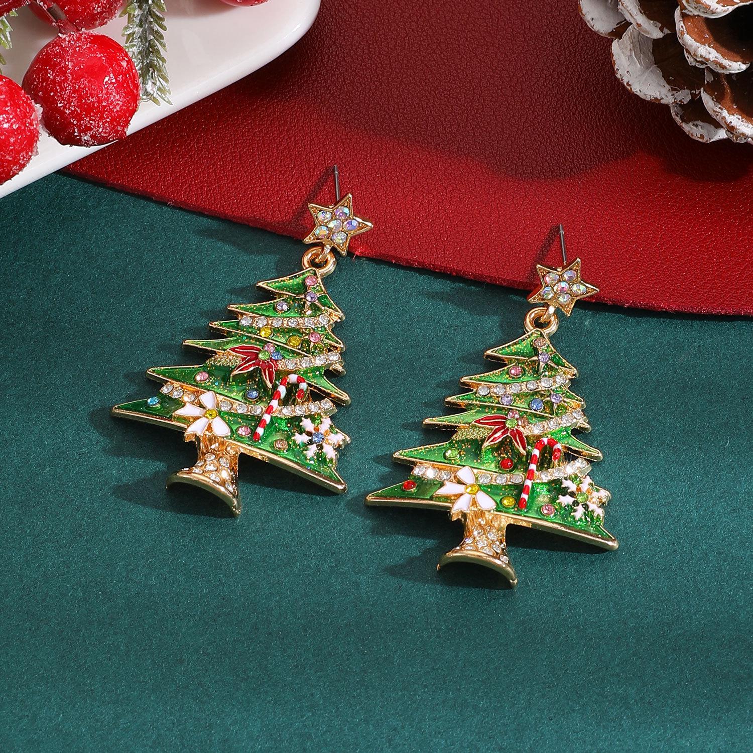 

Праздничная брошь-елочка из сплава Drip: Уникальная праздничная булавка для аксессуаров одежды