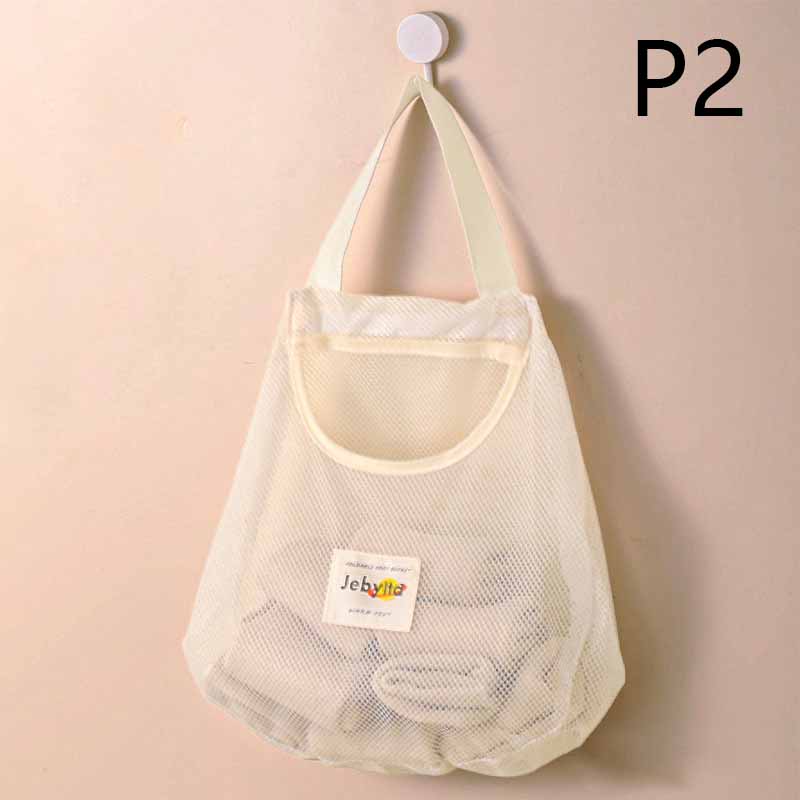 Multi-Layer Kitchen Hanging Mesh Bag For Garlic Onion Ginger  Fruit Vegetable Storage Net Bag Kitchen Accessories