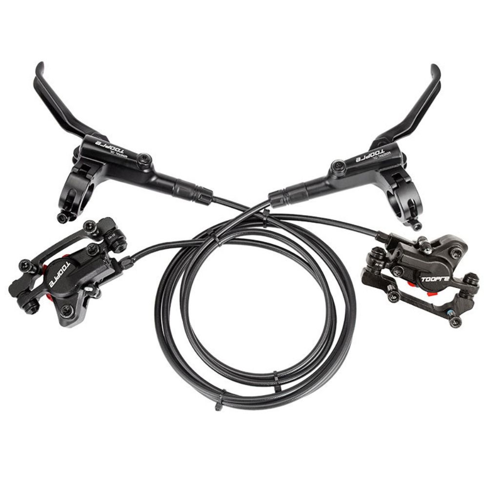 Universal MTB Oil Disc Brake Left Right BL BR MTB E-bike Disc Brake Set Kit Active Lock Ring Hydraulic Pulling Brake System