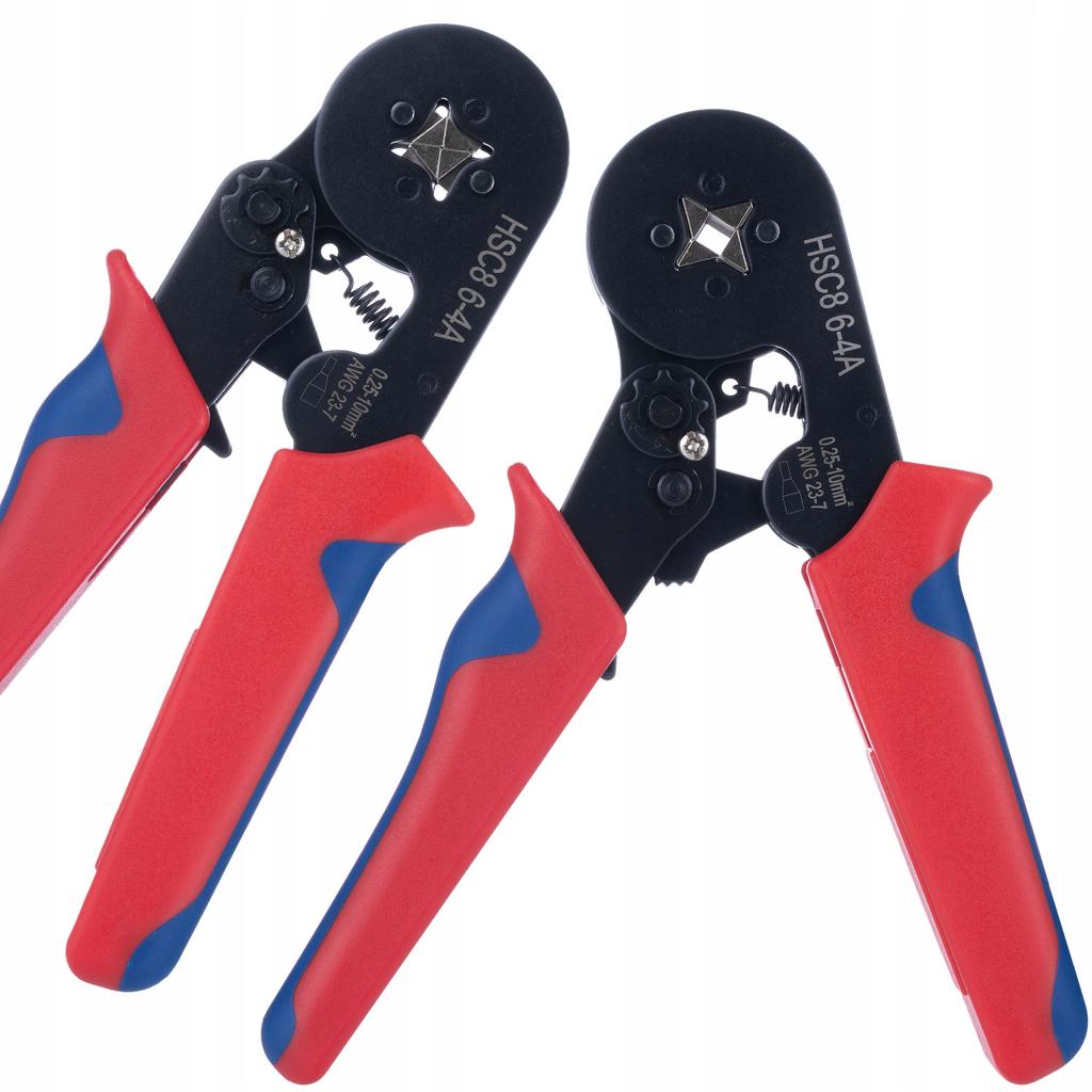 Rosfix Crimpzange für isolierte Aderendhülsen mit automatischem Abisolierer – 1200 Aderendhülsen im Set | Präzises Crimpen | Komfortable Bedienung