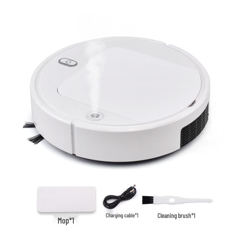 Smart 3-in-1 Robotic Vacuum Cleaner: Rechargeable & Compact Home Appliance