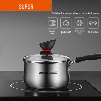 Supor Exquisite Series 16cm 304 Stainless Steel Saucepan