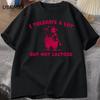 I Tolerate A Lot But Not Lactose Funny TShirt Cute Cow Meme Tee Shirt Vintage Y2K Humor T Shirt Cotton Short Sleeve Unisexs Tops